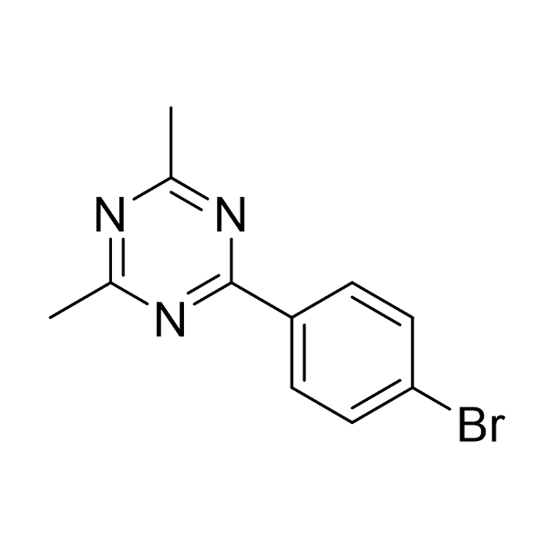 2-(4-bromofenil)-4,6-dimetil-1,3,5-triazina