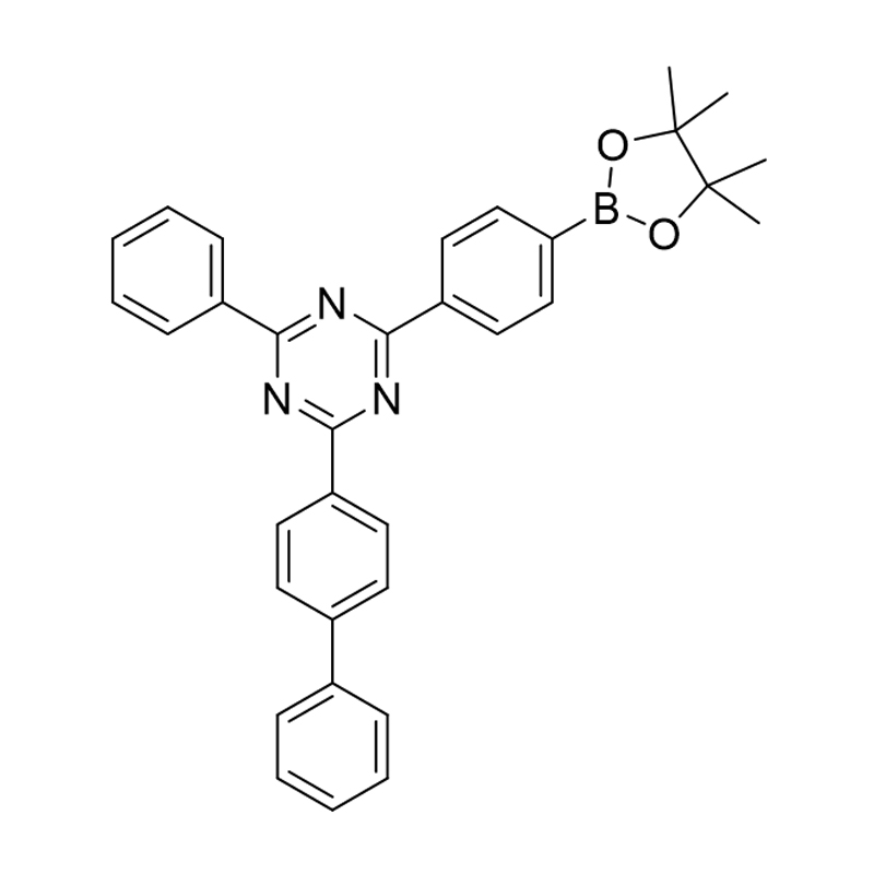 2-([1,1'-bifenil]-4-il)-4-fenil-6-(4-(4,4,5,5-tetrametil-1,3,2-dioxaborolan-2-il)fenil )-1,3,5-triazina