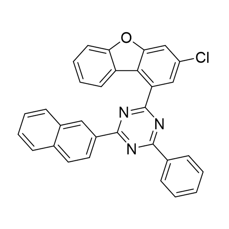 1,3,5-Triazina, 2-(3-cloro-1-dibenzofuranil)-4-(2-naftalenil)-6-fenil-